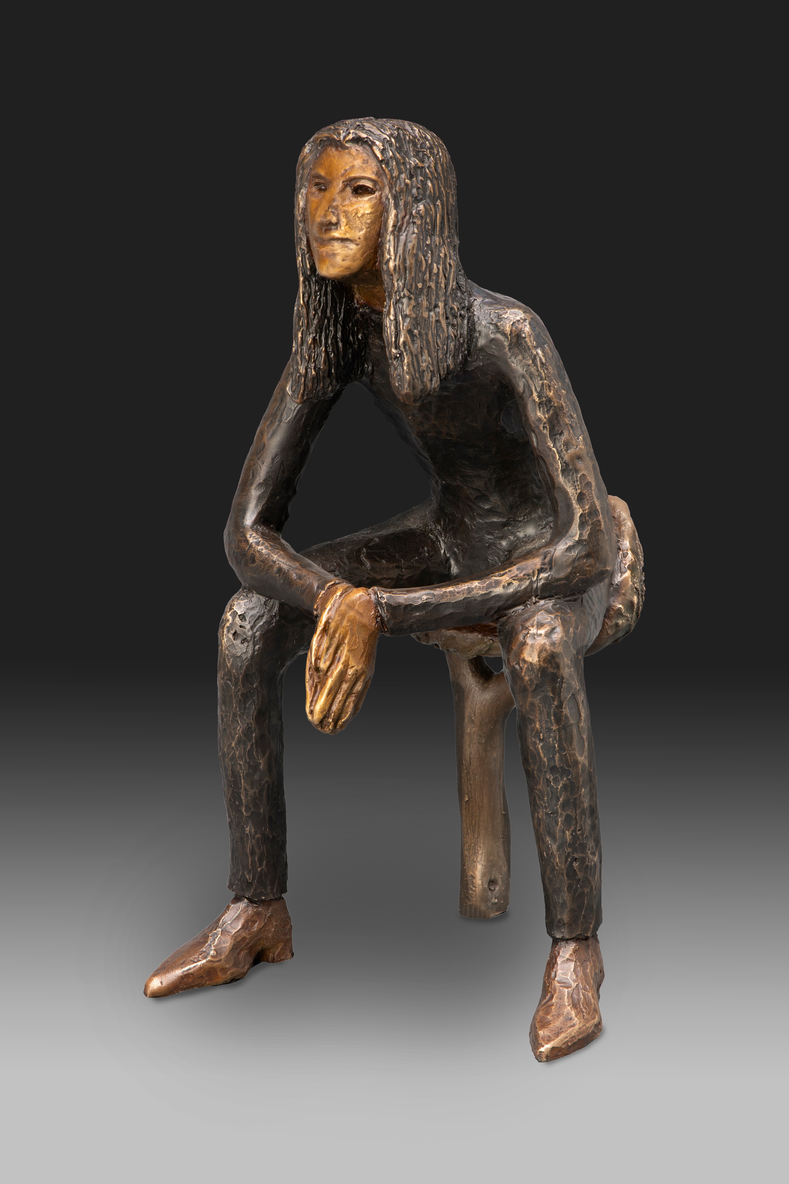 Orion Alchemist bronze figurative sculpture
